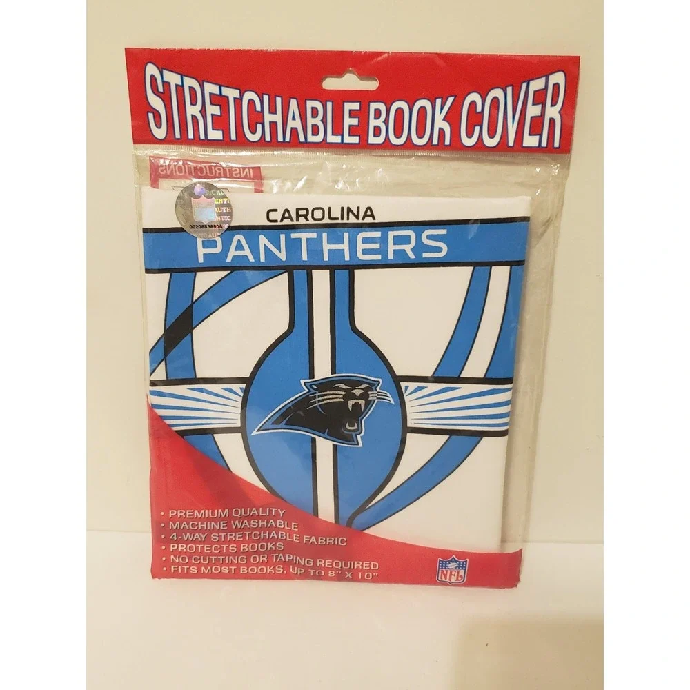 Carolina Panthers Stretchable Book‎ Cover NFL Vintage